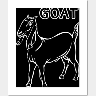 GOAT Posters and Art